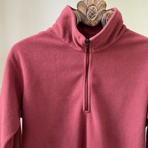 Cabela’s Lightweight Fleece 1/4 Zip Pullover Shirt Clay S